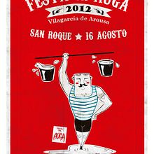  Festa da Auga. Projekt z dziedziny  Manager art, st, czn, Design, Projektowanie graficzne, Trad, c i jna ilustracja użytkownika Nuria Diaz - 02.08.2012