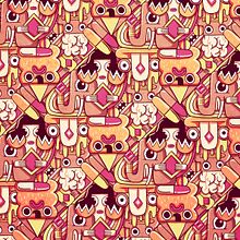 Pattern LSD. Editorial Design, and Traditional illustration project by Juan Díaz-Faes - 03.02.2015
