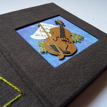 Libreta para músicos. Un proyecto de Artesanía de Laura - 02.03.2015