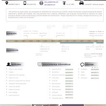 CURRICULUM VITAE. Un proyecto de Arquitectura interior, Diseño, Diseño de interiores, Diseño, creación de muebles					 y Diseño industrial de isaac gala - 02.03.2015