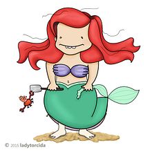 Ariel - Lost Ein Projekt aus dem Bereich Design von Figuren und Traditionelle Illustration von Laura González Padilla - 02.03.2015