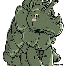 Tundro de la serie "Los herculoides". Un proyecto de Ilustración tradicional de Damián Díaz - 03.03.2015