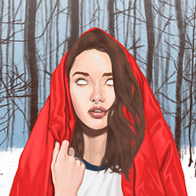Triángulo De Amor Bizarro. Art Direction, Design, Traditional illustration, Painting, and Advertising project by Alexander Grahovsky - 03.04.2015
