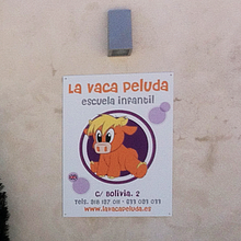 Imagen Escuela Infantil "La Vaca Peluda". Un progetto di Consulenza creativa, Design, Character design, Product design e Graphic design di RubenAnimator - 04.03.2015
