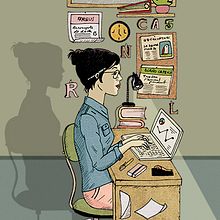 Keep calm and write on. Un proyecto de Ilustración tradicional de Judit Canela - 01.03.2015