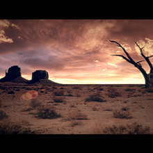 MattePainting y proyeccion - Desierto. Un proyecto de 3D, Animación, Post-producción fotográfica		 y Vídeo de Alvaro Pomareta Moratalla - 04.03.2015