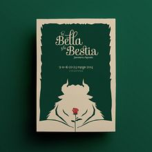 La Bella y la Bestia. Un proyecto de Br, ing e Identidad, Diseño gráfico e Ilustración tradicional de Adrián Herreros - 02.03.2014
