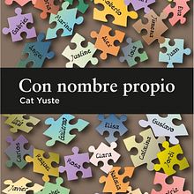 Portada "Con nombre propio". Design editorial e Ilustração tradicional projeto de Montse Sanchiz Bosch - 05.02.2014