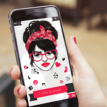 iPhone wallpapers. Character Design, Graphic Design, and Traditional illustration project by Domingo Hernández Vaquero - 03.05.2015