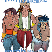 MUSEU MARÍTIM DE BARCELONA. Un proyecto de Ilustración tradicional de Sònia González - 06.03.2015