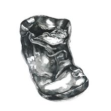 Zapatos perdidos. Un proyecto de Ilustración tradicional de Olga Valeeva - 24.03.2014