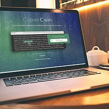 ConvertCoin landing. Un proyecto de UX / UI de Xavier Nadal - 08.01.2015