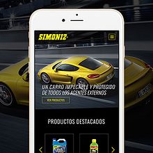 Simoniz landing. Un proyecto de Dirección de arte, Diseño interactivo y UX / UI de Xavier Nadal - 08.11.2014
