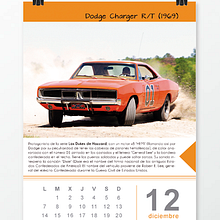 Calendario coches. Design editorial, e Design gráfico projeto de Laura Muñoz - 10.12.2014