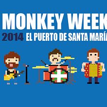 Cartel "Monkey festival". Design, Graphic Design, Events, and Advertising project by Mikel del Arco Zumarraga - 11.09.2014