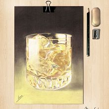 Lápices de colores. Whisky . % Mar Gómez tarafından hazırlanan Güzel sanatlar, Geleneksel illüstras, Ve on projesi - 03.15.2015