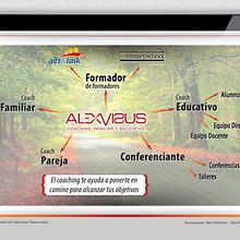 Álex Visús Coaching. Br, ing, Identit, Web Development, and Web Design project by José Ramón Viza - 03.09.2015