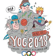 YOG // Juegos Olimpicos de la Juventud 2018. Art Direction, Design, and Traditional illustration project by Maikol De Sousa - 03.09.2015