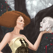 La chica que vivía en el árbol. Fine Arts, Art Direction, Traditional illustration, L, scape Architecture, and Painting project by Alexander Grahovsky - 03.12.2015