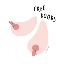 Free boobs. Un proyecto de Diseño e Ilustración tradicional de Xènia Charles castro - 06.03.2015