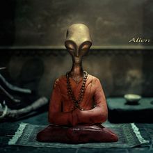 Alien in Khasi.. Projekt z dziedziny Trad, c i jna ilustracja użytkownika Paco Serén - 24.01.2017
