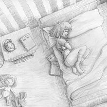 Soledad. Un proyecto de Ilustración tradicional de María Alvarez Hortas - 28.02.2011