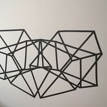 Mural geométrico. Un proyecto de Diseño de interiores e Ilustración tradicional de Patricia GG - 16.03.2015