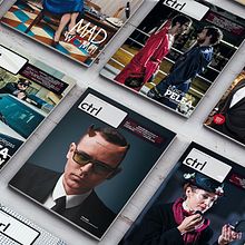 Ctrl Magazine. Un proyecto de Br, ing e Identidad, Diseño editorial, Diseño gráfico e Ilustración tradicional de Kiko Argomaniz - 16.03.2015