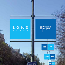 L G N S - marca ciudad. Un proyecto de Br, ing e Identidad y Diseño gráfico de Kiko Argomaniz - 16.03.2008