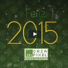 Motion graphics "Feliz 2015". Animation, Graphic Design, and Motion Graphics project by Gabriel González Sánchez - 01.29.2014