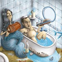Hora del baño. Un proyecto de Cómic e Ilustración tradicional de rodouyeha - 22.09.2014