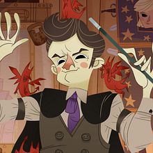 Eugène le Magnifique. Character Design, and Traditional illustration project by Cristian Barbeito Jerez - 03.04.2015