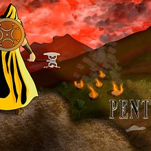 Carátula videojuego Pentio. Un proyecto de Ilustración tradicional de jaimedfl-1 - 19.03.2015