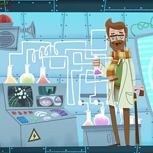 ScienceBOX Videojuego App. Art Direction, Design, Graphic Design, Traditional illustration, Multimedia, and UX / UI project by Cristian Barbeito Jerez - 03.19.2015