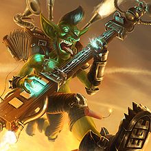 The Noisy Goblin - Blizzard contest. Traditional illustration, Painting, and Character Design project by Cristian Sánchez - 03.19.2015
