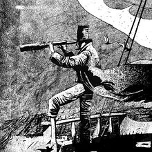  moby dick, relato grafico ilustrado. Un proyecto de Ilustración tradicional de Marcelo Spotti - 21.03.2015
