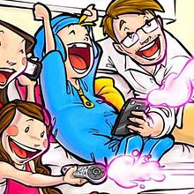 LG SmartTV ·ilustración publicitaria·. Traditional illustration, and Advertising project by Fernando Llorente - 06.30.2013