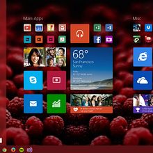 Windows 10 - Start Screen concept. Un proyecto de Diseño gráfico y UX / UI de Adrian Munean - 20.03.2015