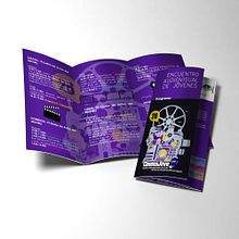 Tríptico para Cinema Jove. Un proyecto de Diseño y Diseño editorial de Ana S. Dullius - 19.02.2014
