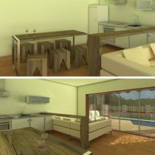 VIVIENDA MENORCA. Un proyecto de Arquitectura interior, Diseño, Diseño de iluminación, Diseño y creación de muebles					 de Lluís Rodero Espinosa - 11.11.2010