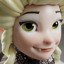Little Vampire. 3D, and Sculpture project by Luis Gomez-Guzman - 03.22.2015