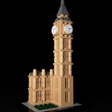 Lego Big Ben . Un progetto di 3D, Design, Design di giocattoli, Product design e Graphic design di Marc Poncelas Antunez - 23.03.2015