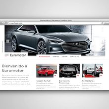 AUDI EUROMOTOR. Un proyecto de Desarrollo Web y Diseño Web de Fiebre Creativa - 24.03.2015
