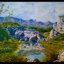 Proyecto artístico: Oleo de Asturias.. Un proyecto de Bellas Artes, Paisajismo y Pintura de Ángel J. Alonso Moruno - 12.09.2014