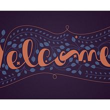 Welcome. Design, and Traditional illustration project by Diana Santoni - 03.26.2015