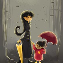 Silvia y Victoria. Projekt z dziedziny Projektowanie graficzne, Trad, c i jna ilustracja użytkownika Daniel San Miguel Cuadrado - 26.03.2015