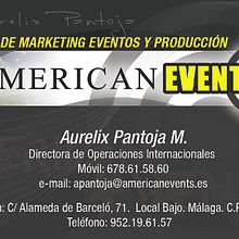 American Events. Un proyecto de Diseño gráfico de Daniel Peniza Mariño - 26.03.2015