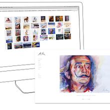 Miguel Núñez artista plástico · Desarrollo web. Un proyecto de Desarrollo Web de ÒXID Comunicació - 26.03.2015