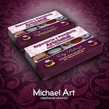 Tarjeta de Repostería y Pastelería Artesanal. Graphic Design, and Design Management project by Michael Ramos - 03.26.2015