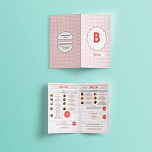 Baco Menu. Un proyecto de Br e ing e Identidad de Diana Drago - 27.03.2015